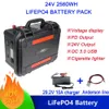 Lifepo4 Cellules de batterie 24V 2560WH Batterie EVE rechargeable au phosphate de fer 70AH 100AH avec étui pour scooter de vélo électrique Ebike