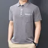 Men's Polos Men Summer Fashion Pocket Polo Shirt Men Solid Colors Short Sleeve Tee Shirts Male Slim Fit Casual Tops Homme 230518
