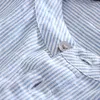 Camicie casual da uomo Camicia elegante in lino di cotone Tinta unita Abbigliamento da uomo Button-Down Abiti maschili Risvolto Manica corta Ropa Para Hombres