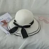 Cappelli a tesa larga Secchio Fiocco Sole Floppy Estate per donna Spiaggia Panama Paglia Cupola Ombra Regalo 230517