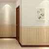 Wall Stickers PE Foam 3D DIY Wood Grain Decor Embossed Stone Self-Adhesive Wallpaper Room Decoration