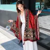 Scarves Dual-purpose Cotton And Linen Ethnic Tourism Holiday Sunscreen Air Conditioning Shawls Women Beach Towels