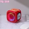 TG359 Беспроводной Bluetooth-динамик портативный светодиодный светодиодный свет RGB Square Chone Stand Tws подключить fm U-диск TF-карта