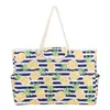 Stuff Sacks Unisex-Strandtasche, Reise-Cartoon-Druck, wasserdichte Oxford-Schultertaschen, Damen-Tragetasche, faltbar, große Pool-Tasche, Wochenendtasche