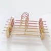 Kleiderbügel-Racks, 10/5 Stück, Roségold/Golden, Aluminiumlegierung, Metall, robust, für Hosen, Röcke, lockere Kleiderbügel, Hosenbügel mit Clips, Rack, Drehhaken, 230518