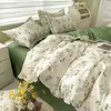Bedding sets Floral Printed Duvet Cover Set with Sheet Pillowcases Warm Cute Cartoon Bed Linen Full Queen Size Home Gift 230517