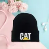 Beanie/Kafatası Kapakları Erkekler Örme Şapka Mektubu Kedi Beanie Skullcap Sailor Cap Cuff Striksiz Retro Donanma Moda J230518