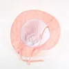 Casquettes Chapeaux Printemps Été En Plein Air Bébé Filles Chapeau Dentelle Bowknot pêcheur chapeau Bébé Chapeau De Soleil Enfants Sun Caps Toddler Sunscreen Cap 230517