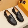 Haute qualité Luxurys Designers Hommes Mocassins Chaussures Classiques Or Métal Casual Chaussure Grille Talon Plat En Cuir Véritable Bureau Marche Robe Chaussures Taille 38-45