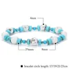 Strand Fashion Exclusive Design Stone Crystal Beded Armband Energy Handmade Relief Healing Birthday Women Present
