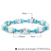 Strand Fashion Design Exclusif Pierre Cristal Perlé Bracelet Énergie Soulagement À La Main Guérison Anniversaire Femmes Cadeau En Gros