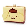 لطيف Kawaii Cartoon Kuromi anime Pu Leather Purse shipper card card cardper Women New Disual Braged Wallet