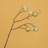 Decorative Flowers Christmas Artificial Olive Fruit Eucalyptus Berry Fake Plants Wedding Table Vase Home Deco Halloween Ornaments Potted