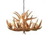 Kroonluchters Antler kroonluchter woonkamer harslamp ophanging licht voor kledingwinkelbar restaurant Creative Home Lighting G189