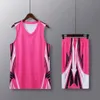 Running Sets Youth Adult Basketball Jersey Set Women Men Uniform Shooting Training Shirt Double Pocket Shorts Sportswear Team Suit 230518