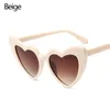 Sonnenbrille Retro Clout Goggle Love Heart Fashion Brillen Vintage herzförmige UV400-SchutzSonnenbrille