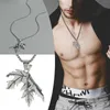 Chains Street Pendant Leaf Necklace Maple Hip-Hop Fashion Men's Necklaces & Pendants Long For Women