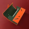 ギフトラップ美しいパッケージボックスフェイクレザーキャンディクラスプデザイン多機能甘い愛のギフト