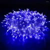 Strings Christmas LED String Light 100m 1000LED Fairy Twinkle Decoration Lights with 8 blinkande lägen för bröllopsfest Xmas Tree Garden