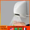 Dryers Automatic Hand Dryer Sensor Household HandDrying Device Bathroom Hot Air Electric Heater Wind Hotel Automatic Hand Dryer 1000W