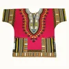エスニック服ダシキファッションデザインユニセックス部族の成功ヒッピーのためのアフリカの伝統的なプリントコットンTシャツ2023
