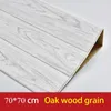 Wall Stickers 10pcs Foam Paper Self-adhesive Wallpaper 3d Imitation Wood Grain Living Room Decoration