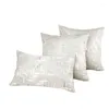 Pillow Luxury Jacquard Cover For Livingroom Decorative Throw Sofa Home Decor Pillowcase Blue Silver Green