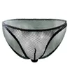 Slip Sexy Men Briefs Underwear Male Low-Waist Transparent Big Mesh Panties 1120