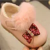 Sneakers Toddler Kids Girls Shoes Soft Fur Leather Bambini Princess Autunno Inverno Infant Size 15-30