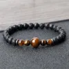 Strand Natural Tiger Eye Malachite Energy Healing Bracelets для мужчин Женщины Защита здоровья.