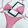 Bielizna bikini Designer pływa Kobiety stroje kąpielowe bikini kombinezon mody mody wielokolorowe letni czas na plażę garnitury kąpiel