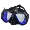 Dykdykning mask Justerbar silikon vuxen snorkling mask simning googlar räddningsglasögon professionell dykutrustning