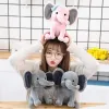 New Elephant Plush Toys Holiday Gift Cute Animal Stuffed Doll Christmas Gift For Girls Boys Childs Room Decorative Animals Pillow