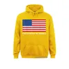 Heren Hoodies Sweatshirts American Flag and Rifles Patriotische hoodie Druk met lange mouwen Oversized Man Winter Fall Desked