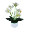 Decoratieve bloemen kunstmatige plant pot simulatie bonsai voor woonkamer orchidee bloem huisdecor plastic bruiloftsfeestjes