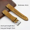 Watch Bands Onthelavel Quality Suede Leather Velour Gray Strap 18 20 22mm Replacement Band Accessories Stainless Steel Buckle #E