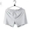 Underpants 3XL Men Cotton Loose Boxer Shorts Causal Breathable Sleep Bottoms Underwear Sleepwear Boxershorts Aro Pants Trunks