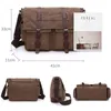 Backpack Bag Retro Men Messenger Bags Vintage Canvas Handbags Leisure Work Travel Bag Man Business Crossbody Briefcase for Male Bolsas 0508