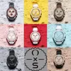 ムーンウォッチ自動Quarz時計のバイオセラミックメンズウォッチ高品質のウォータープルーフ明るいクロノグラフレザーストラップ腕時計