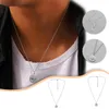 Ketten Mode Einfache Persönlichkeit Erweiterte Sinn Design Von Kleinen männer Edelstahl Halskette Für Asche Anhänger Männer