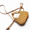 Stuff Sacks Wicker Woven Rattan Tasche Frauen Handtaschen Luxus Designer Stroh Strand Tasche Reise Schulter Umhängetaschen Tote