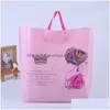 Sacchetti di imballaggio Sacchetto regalo di plastica con manico Tote Spessa Boutique Abbigliamento Confezione Abbigliamento Negozio Pacchetto Drop Delivery Ufficio Scuola Bu Dh0Zr