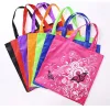 Butterfly Love Flower Folding Shopping Bag Oxford Cloth Printing Polyester Storage Bag Creative Portable Gift Bags bb0518