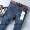 Herrenjeans Herrenmode Jeans Business Casual Stretch Slim Jeans Klassische Hose Denim Hose Herren Schwarz Blau 230517