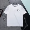 92 Mens 디자인 티셔츠 봄 여름 컬러 슬리브 티 티 휴가 짧은 소매 캐주얼 글자 인쇄 상단 크기 범위 #802