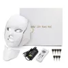 Gesichtspflegegeräte, 7 Farben, LED-Maske, Pon-Therapiemaske mit Hals, Anti-Akne-Faltenentfernung, Hautverjüngung, Lifting, Gesichtspflege-Werkzeuge, 230517