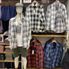 2023 Spring and Autumn Casual Shirts Male/Female Couple's Long Sleeve Plaid Outer Wear Bottom Shirt Couple Vintage Bamboo Joint Cotton Plaid Long Sleeve Shirt