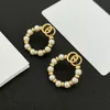 Women Fashion Earrings Designer Vintage Letter G Studs Top Quality Engagement Earring for Lady Wholesale