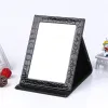 PU miroirs pliants petite taille couleur bonbon miroir cosmétique rouge noir violet multi couleurs cosmétiques accessoires nouveauté 8hl L1