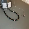 Colares pendentes de pedras naturais coloridas gargantilhas bohemia de colar de grunge artesanal conjunto para mulheres punk collier jóias hippie 230517